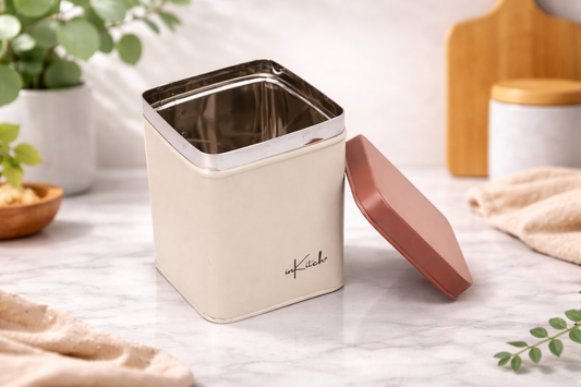 Truffle : Matte Finish Steel Storage Canister