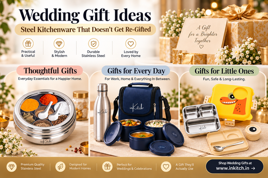 Wedding Gift Ideas Under ₹1,000, ₹2,000 and ₹5,000: Steel Kitchenware That Doesn’t Get Re-Gifted