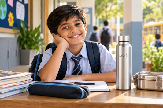 Best Steel Water Bottle for School Kids: Light Enough for a Backpack, Tough Enough for Class 5