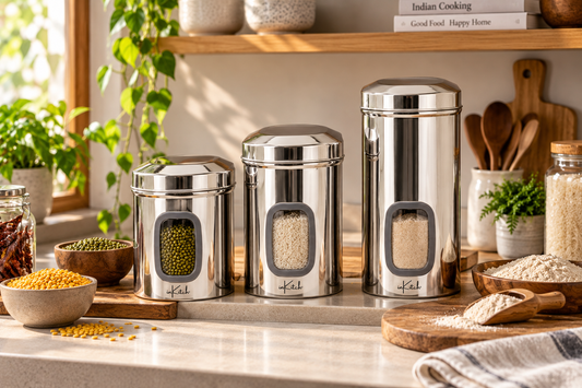 Best Airtight Containers for an Indian Kitchen: Atta, Rice, Dal and Spices Sized Right