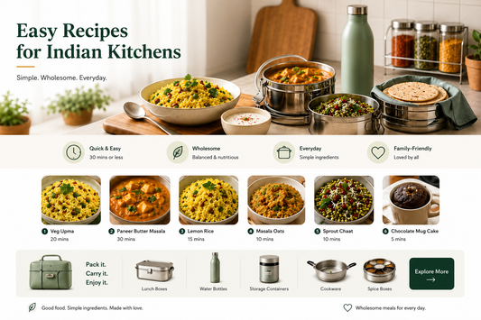 Easy Recipes for Indian Kitchens: 10 Simple Meals for Busy Days