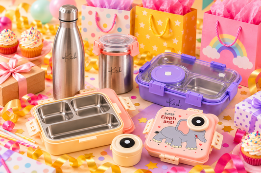 Return Gift Ideas Under ₹200 for Kids’ Birthday Parties: inKitch Bottles and Boxes They’ll Actually Reuse