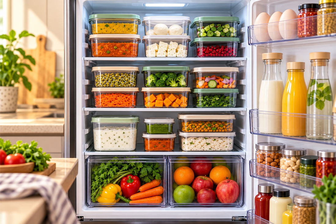 How to Organise an Indian Fridge: Stackable Containers, Shelf by Shelf