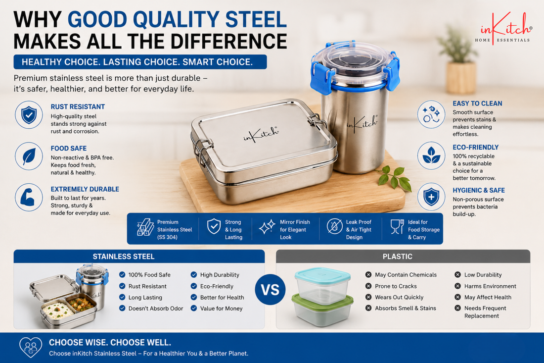 Why Good Quality Steel Matters: The Complete Guide to Choosing Premium Stainless Steel Kitchenware