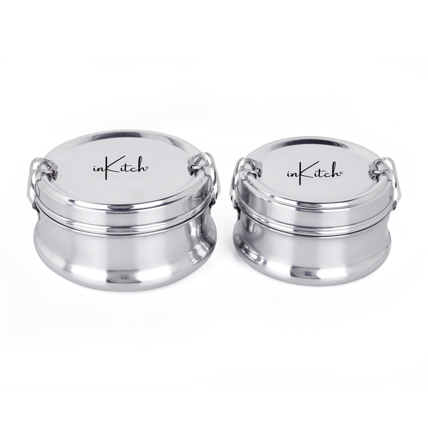 ClipMate : Steel Lunch Box with Separator & Clip