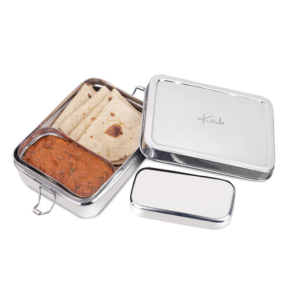 DayBox Square : Steel Tiffin 650ml