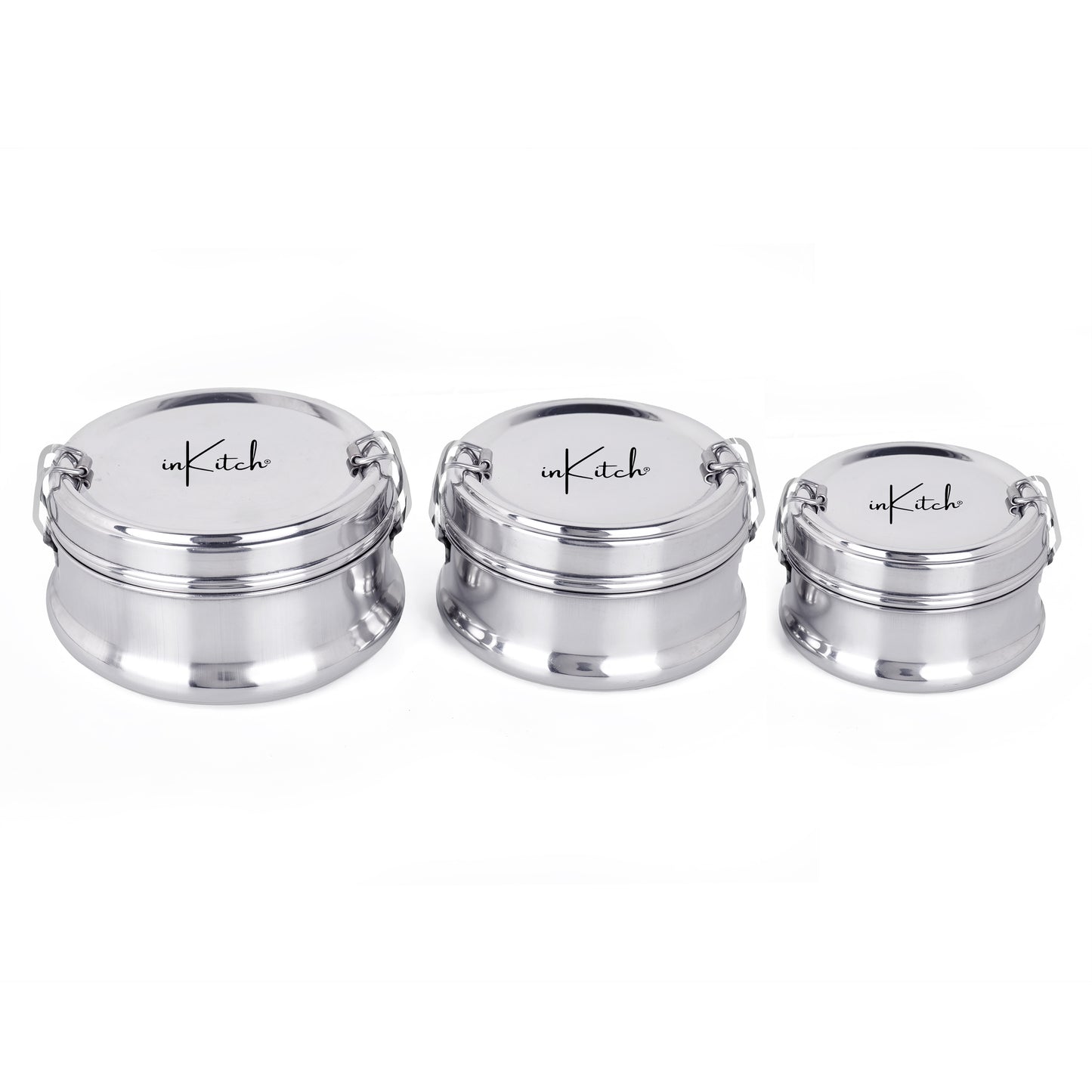 ClipMate : Steel Lunch Box with Separator & Clip