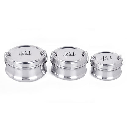 ClipMate : Steel Lunch Box with Separator & Clip