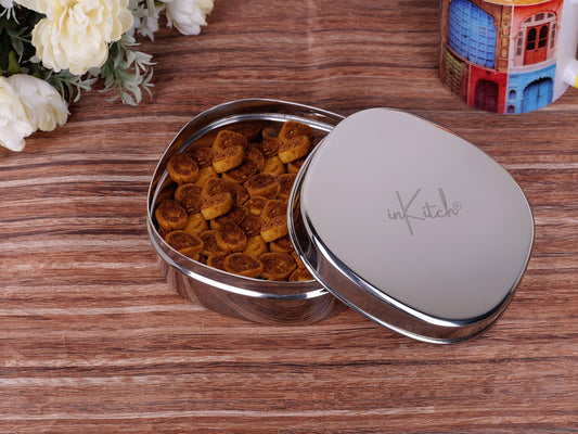 SnackMate : Flat Square Steel Snack Box