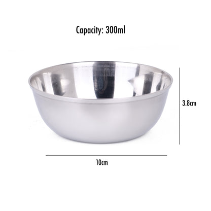 BowlCraft Mukta : Heavy Gauge Steel Katori Bowl Set 300ml