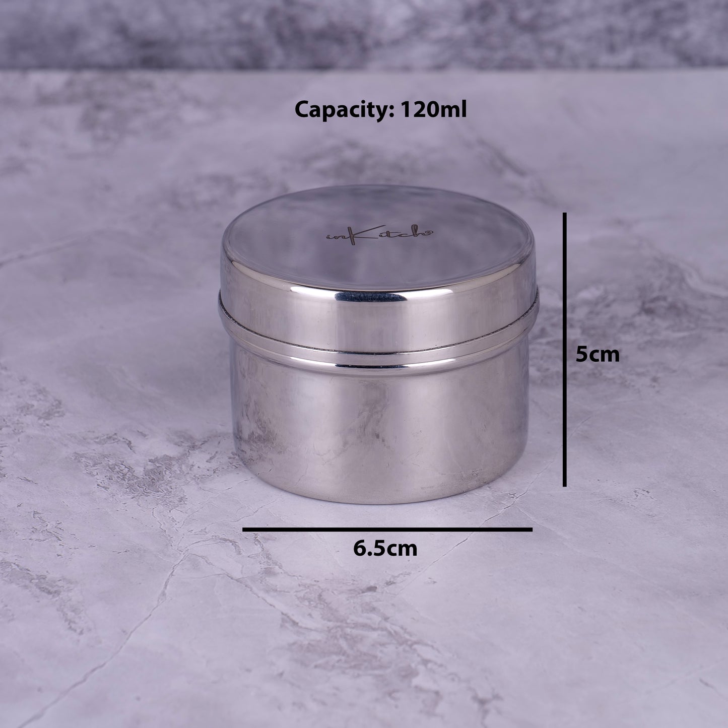 PocketDabbi : Mini Steel Container Set (120ml Each)