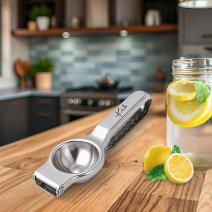 Squeezo Steel : Steel Lemon Squeezer & Citrus Juicer