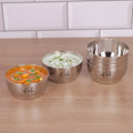BowlCraft Apple : Premium Apple Shape Steel Katori Set 220ml