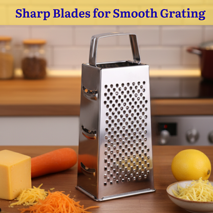GrateEdge : 4 in 1 Steel Grater & Slicer