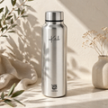 SipMate : Single-Wall Steel Water Bottle 1L (Silver)