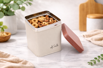 Truffle : Matte Finish Steel Storage Canister