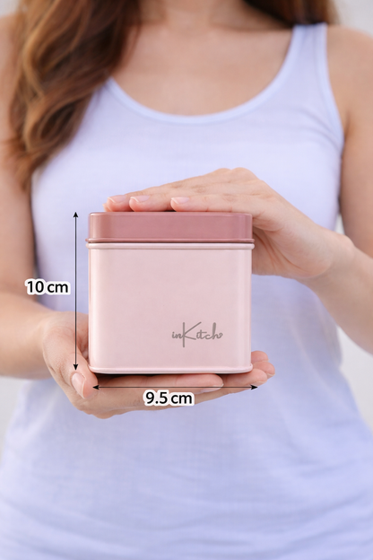 Truffle : Matte Finish Steel Storage Canister