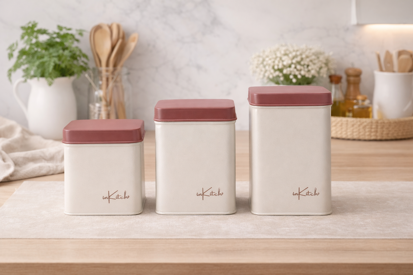 Truffle : Matte Finish Steel Storage Canister