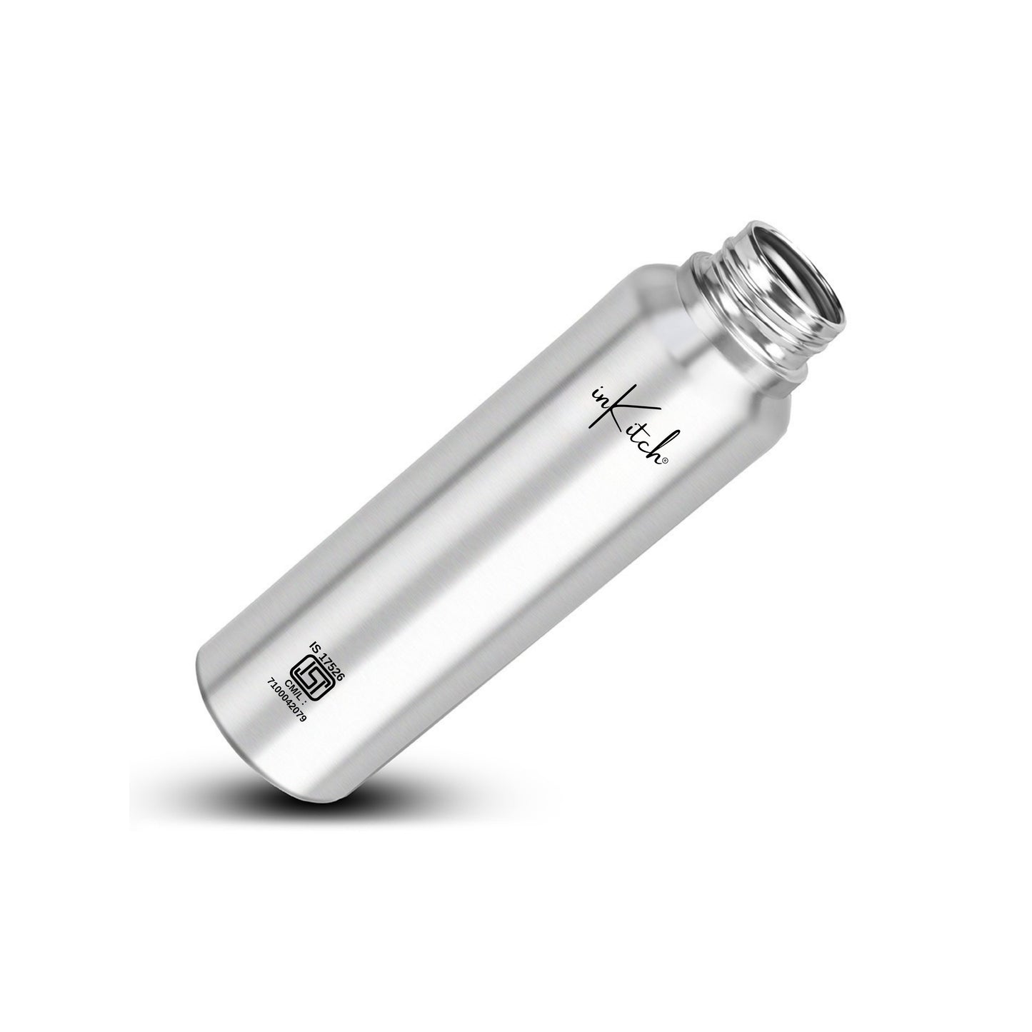 SipMate : Single-Wall Steel Water Bottle 1L (Silver)