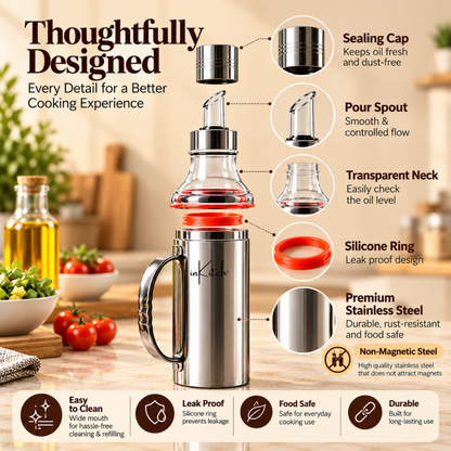 inKitch 1000 ml Cooking Oil Dispenser