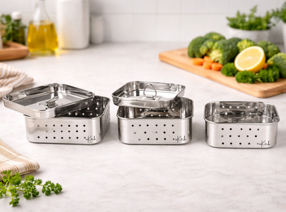 PaneerBlock Square : Steel Paneer & Tofu Press Maker