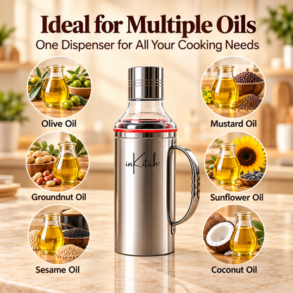 inKitch 1000 ml Cooking Oil Dispenser