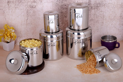 Set of 6 (320 &  500 & 650 & 950 & 1150 &1600ml)-6