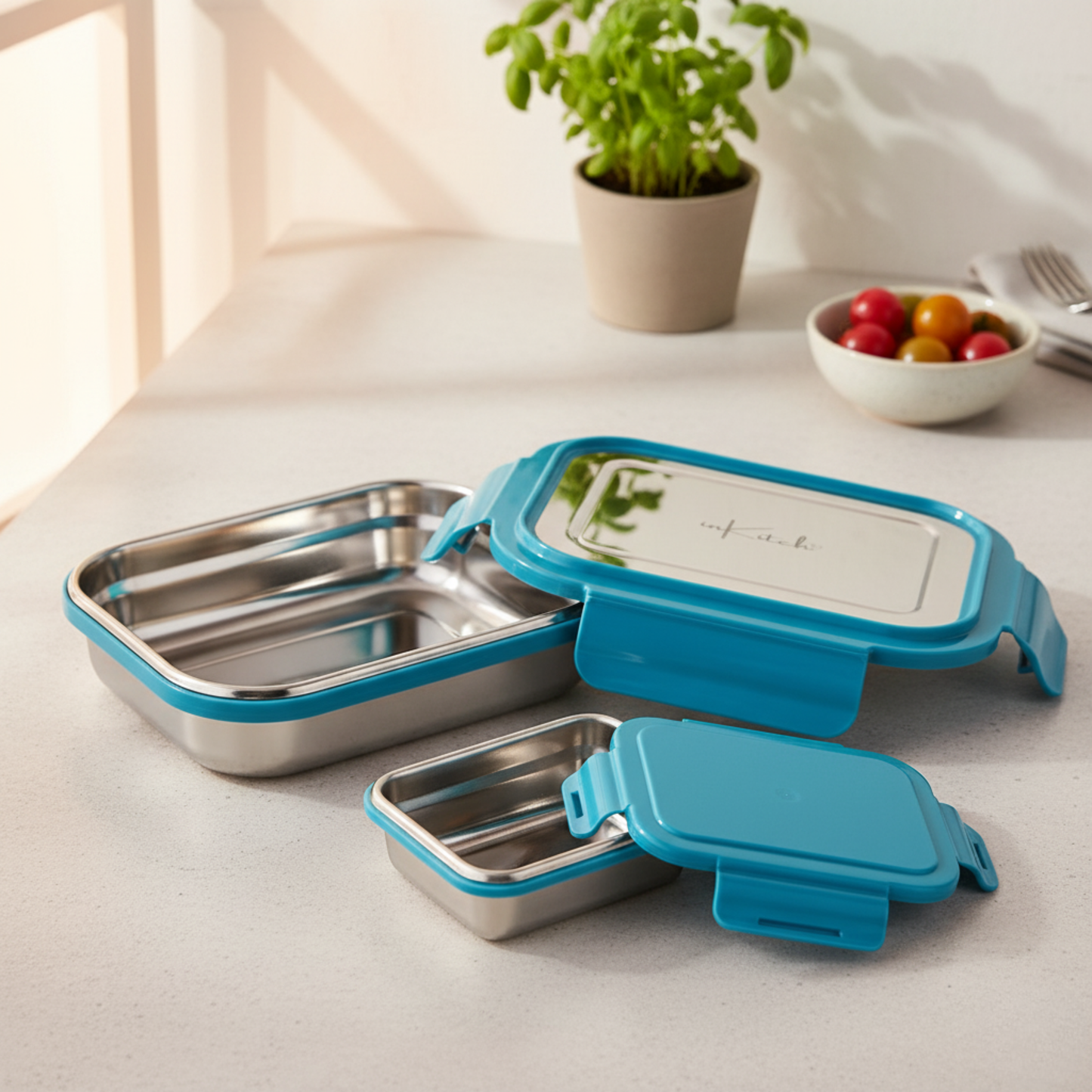 LockBox : Leak-Proof Steel Tiffin