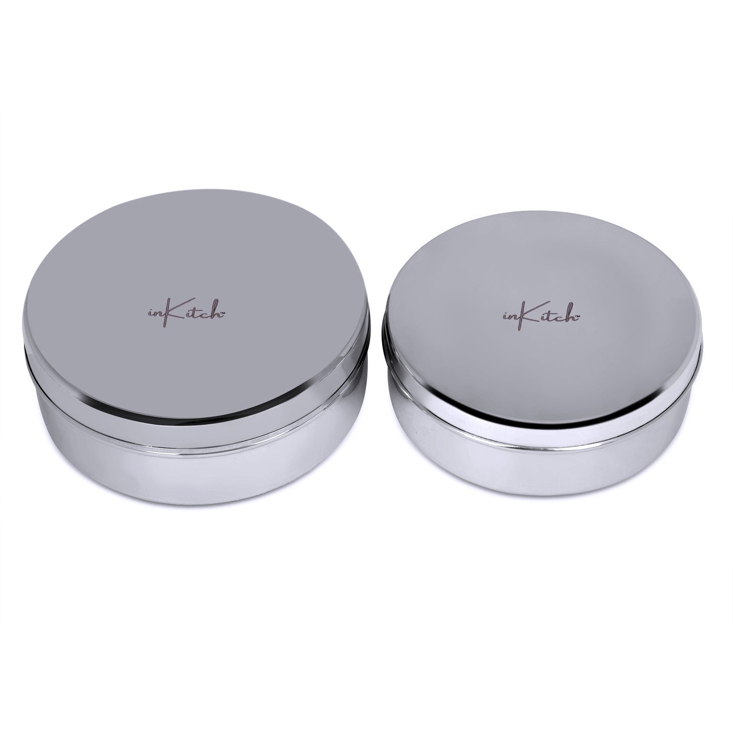 PuriMate Classic : Steel Puri Dabba with Steel Lid