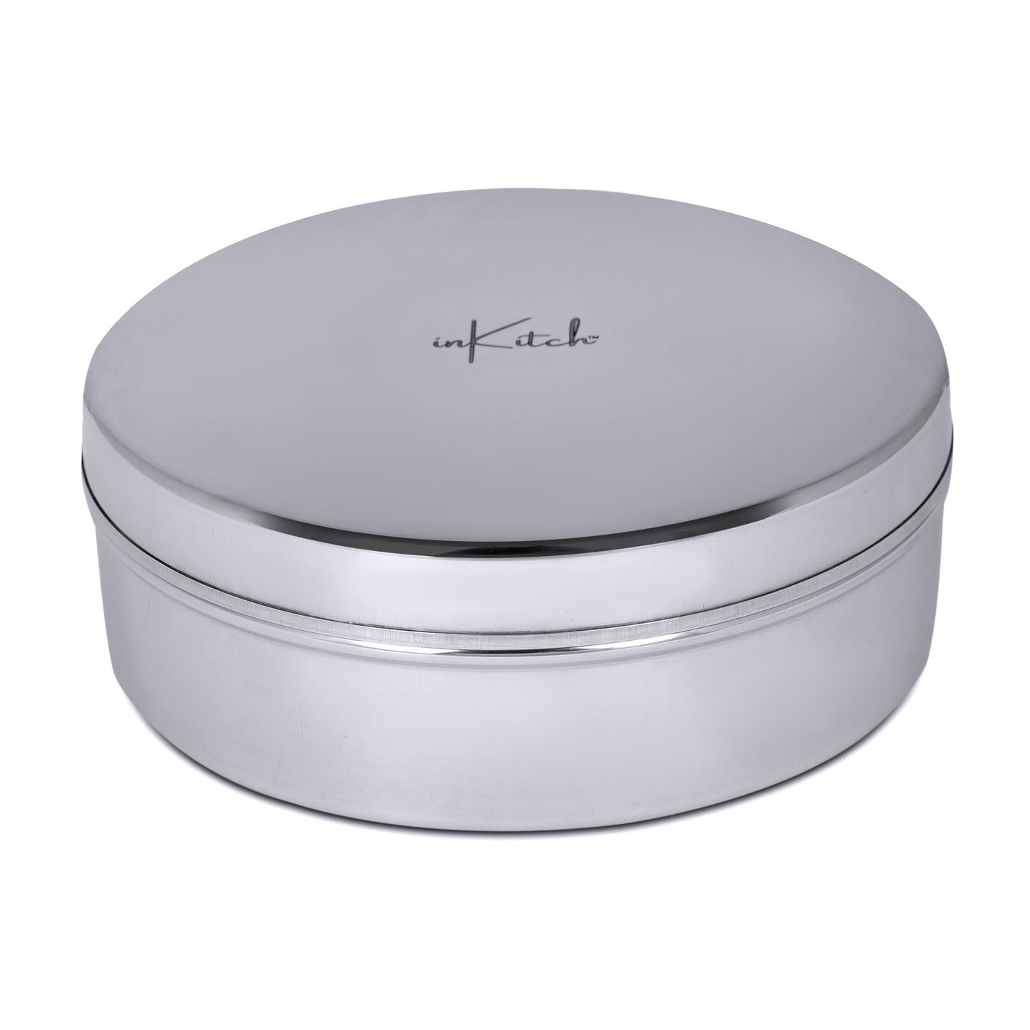 PuriMate Classic : Steel Puri Dabba with Steel Lid
