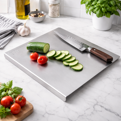 ChopCraft Table Top : Large Steel Chopping Board (35 × 29cm)