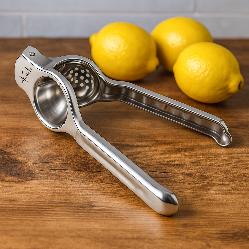 Squeezo Steel : Steel Lemon Squeezer & Citrus Juicer