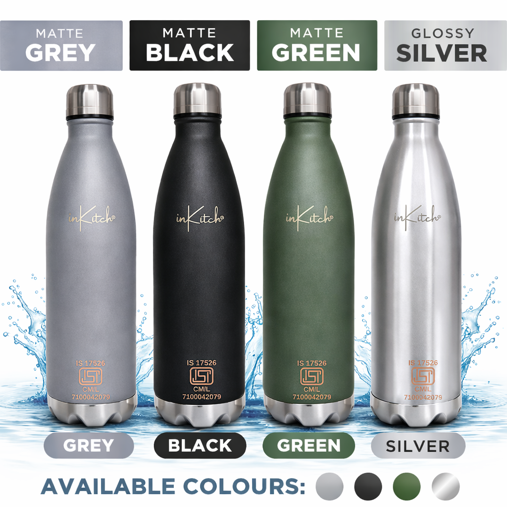 ThermoLock Classic : 24Hr Hot & Cold Steel Flask 1L