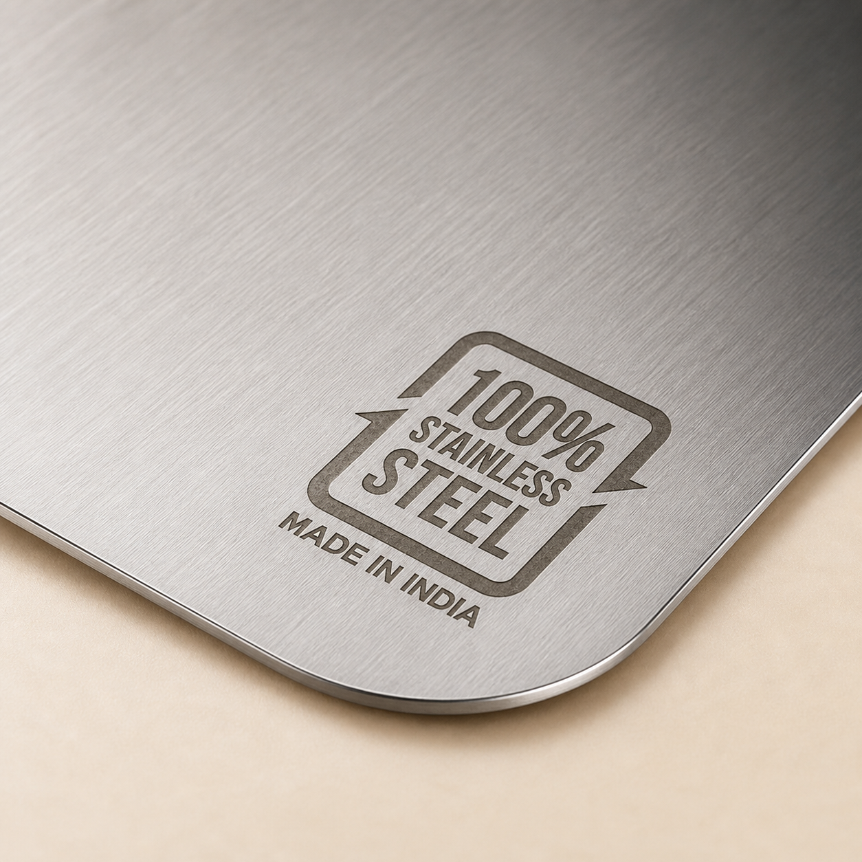 ChopCraft Classic : Steel Chopping & Cutting Board