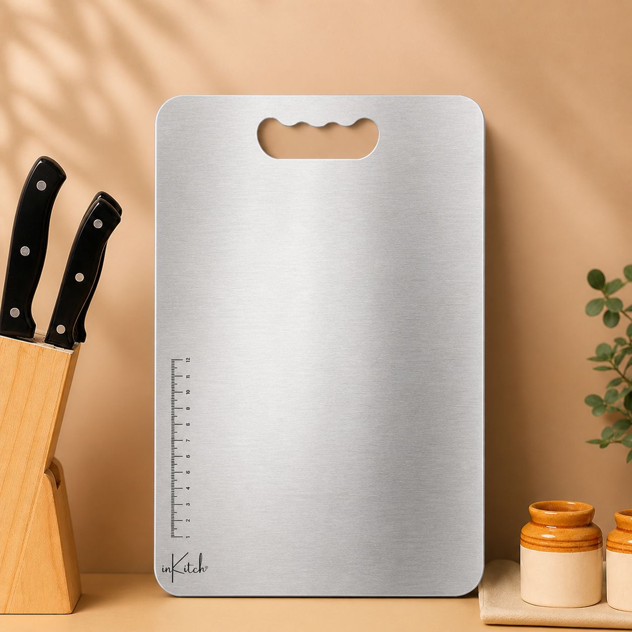 ChopCraft Classic : Steel Chopping & Cutting Board