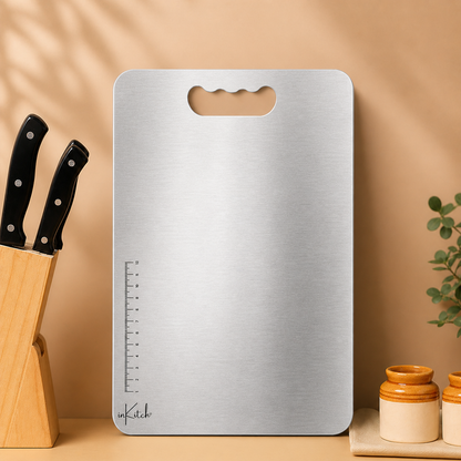 ChopCraft Classic : Steel Chopping & Cutting Board