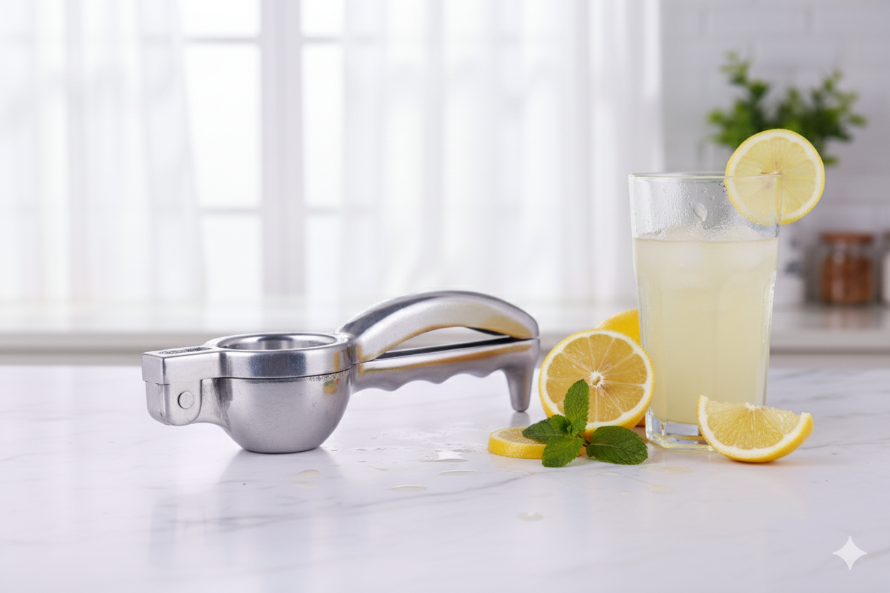 Squeezo Aluminium : Aluminium Lemon Squeezer & Citrus Juicer