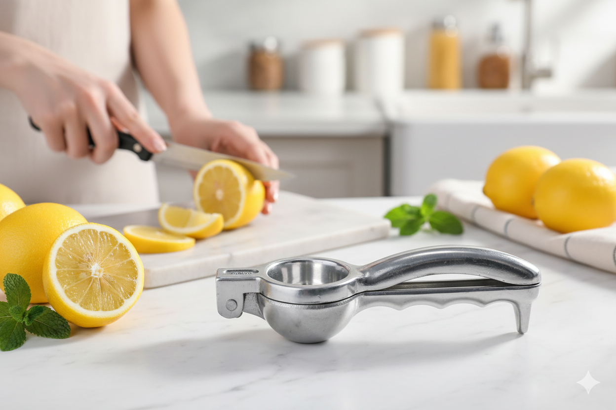 Squeezo Aluminium : Aluminium Lemon Squeezer & Citrus Juicer