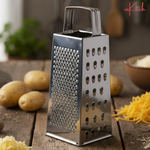 GrateEdge : 4 in 1 Steel Grater & Slicer