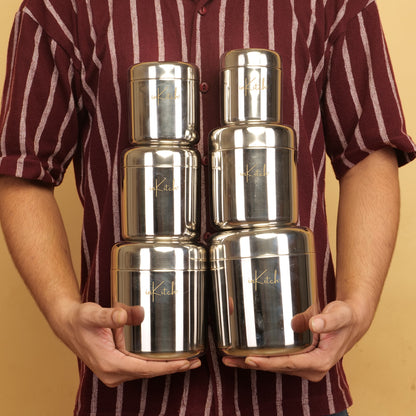 Set of 6 (320 &  500 & 650 & 950 & 1150 &1600ml)
