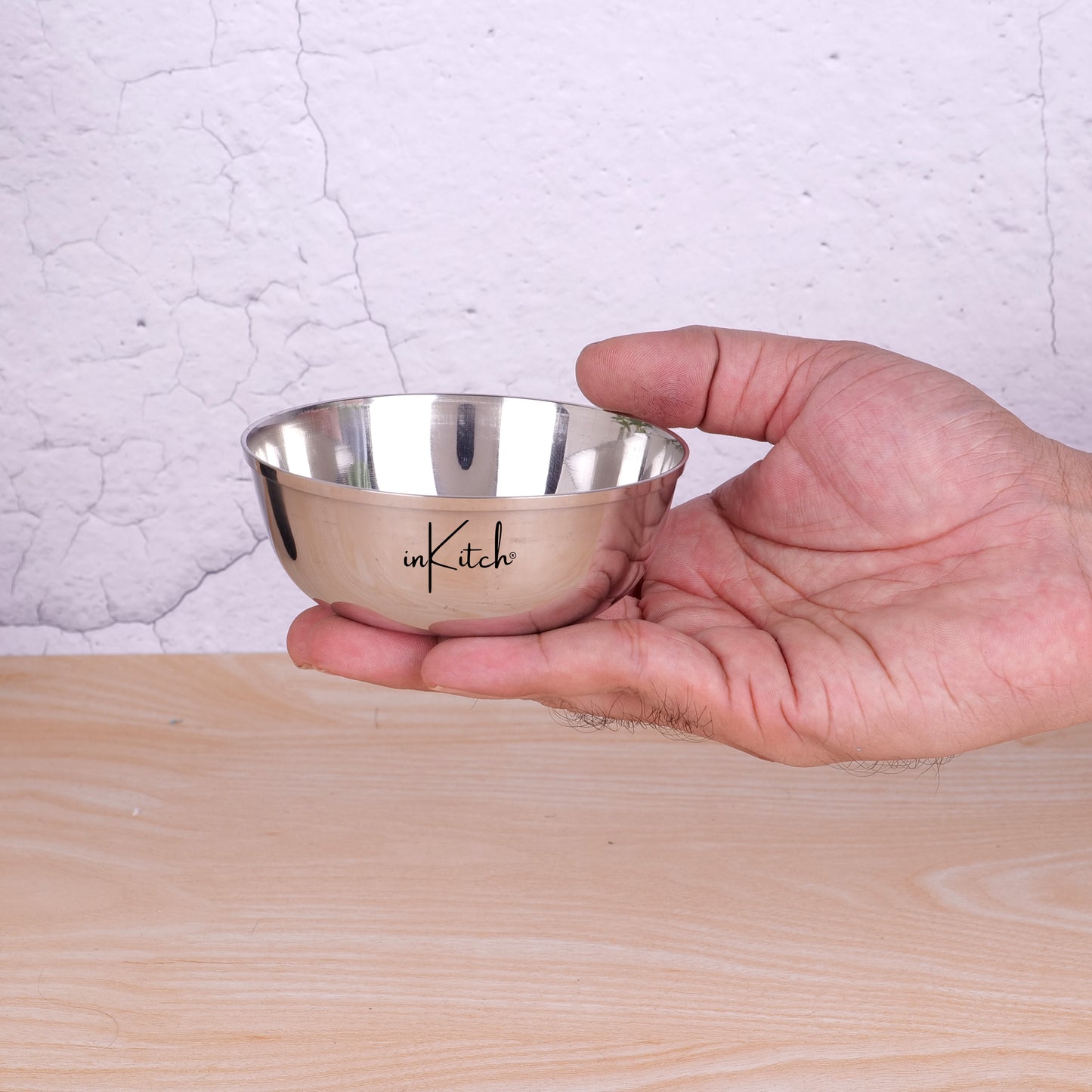 BowlCraft Mukta : Heavy Gauge Steel Katori Bowl Set 300ml