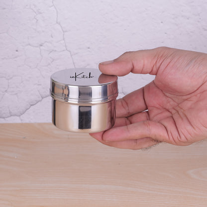 PocketDabbi : Mini Steel Container Set (120ml Each)