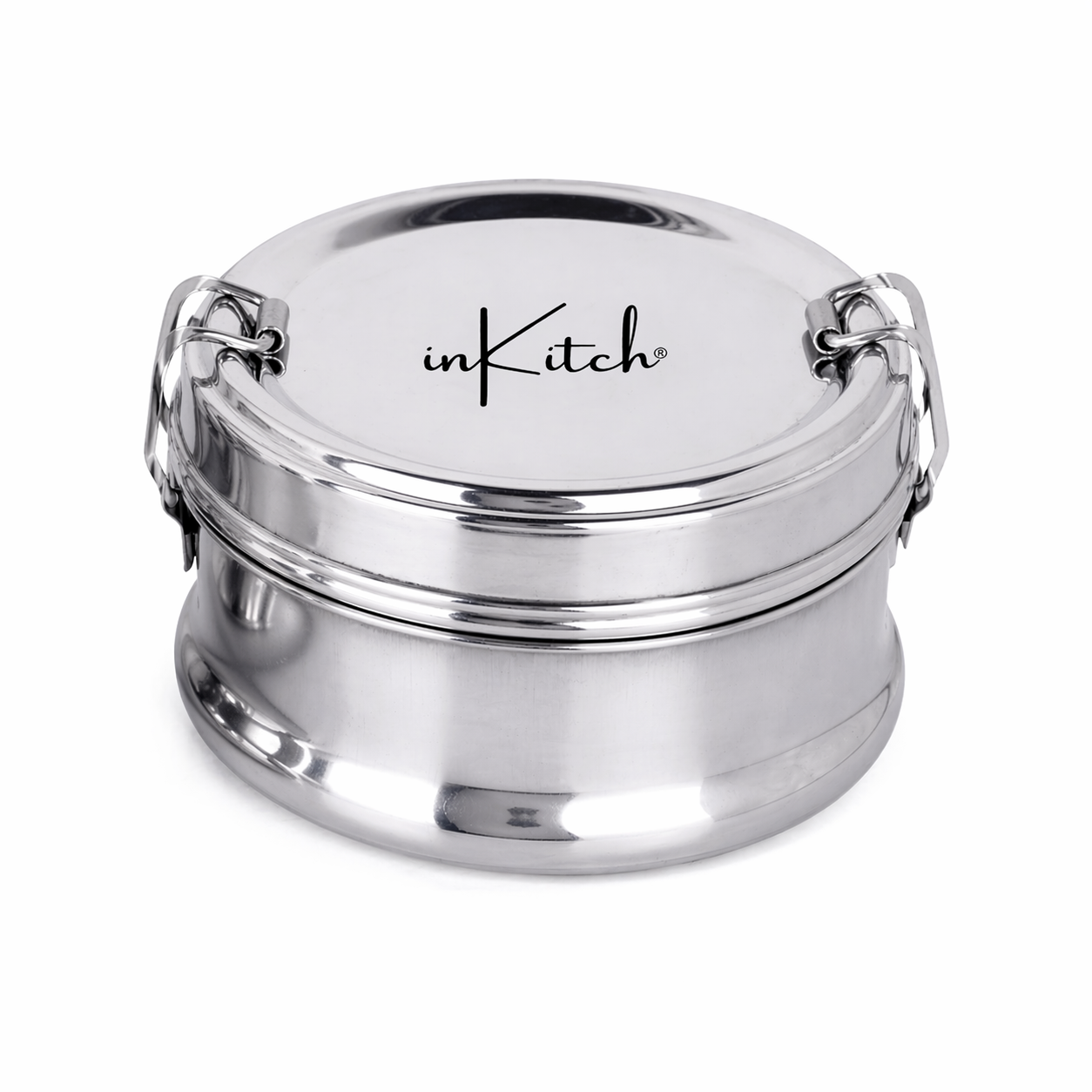 ClipMate : Steel Lunch Box with Separator & Clip