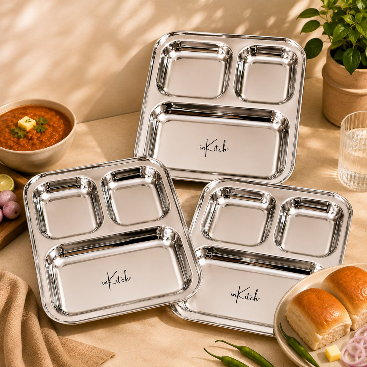 Pav Bhaji Plate+3-1