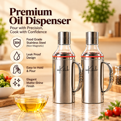 inKitch 1000 ml Cooking Oil Dispenser