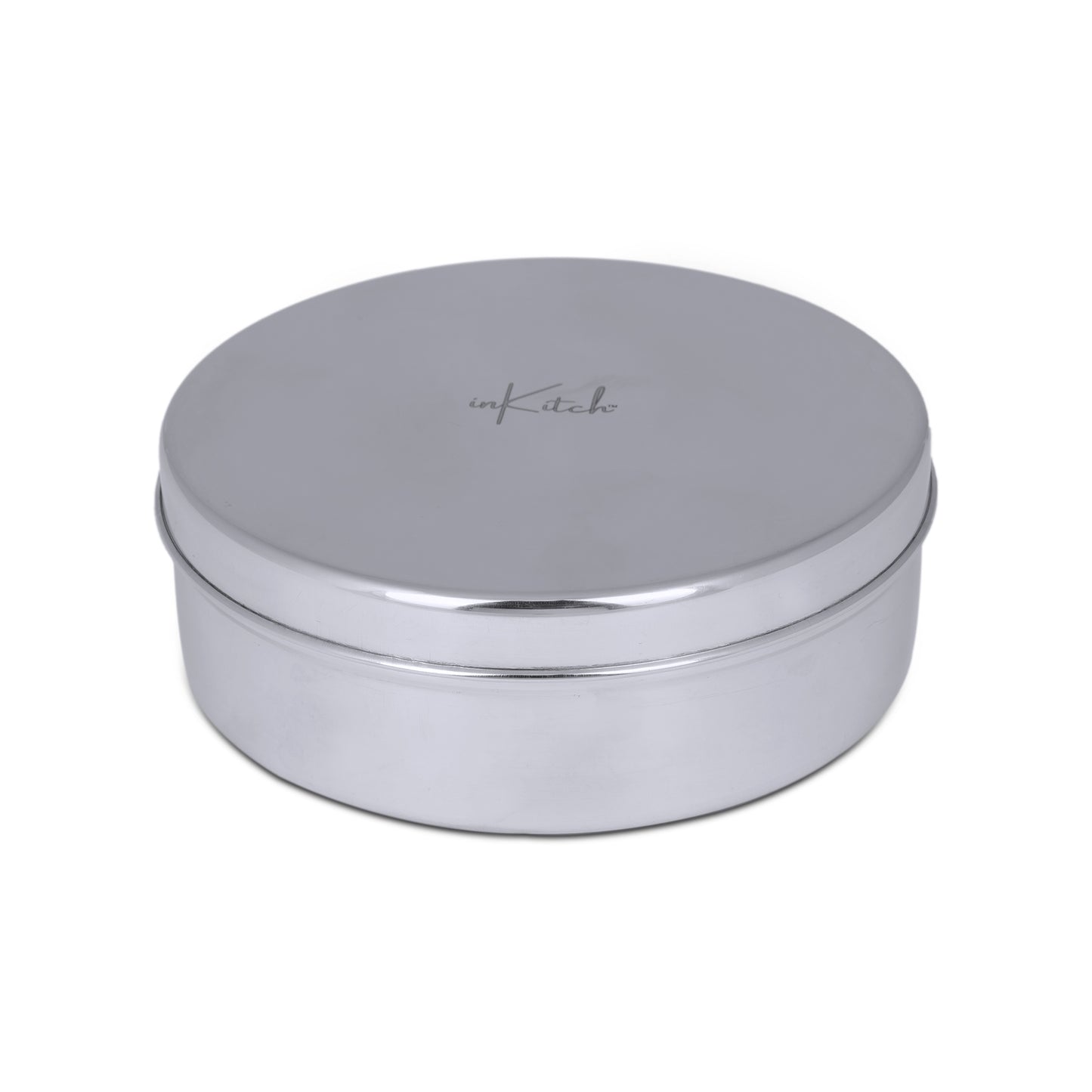 PuriMate Classic : Steel Puri Dabba with Steel Lid