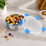 FreshLock : Airtight Round Steel Container
