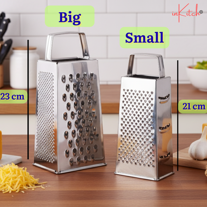 GrateEdge : 4 in 1 Steel Grater & Slicer