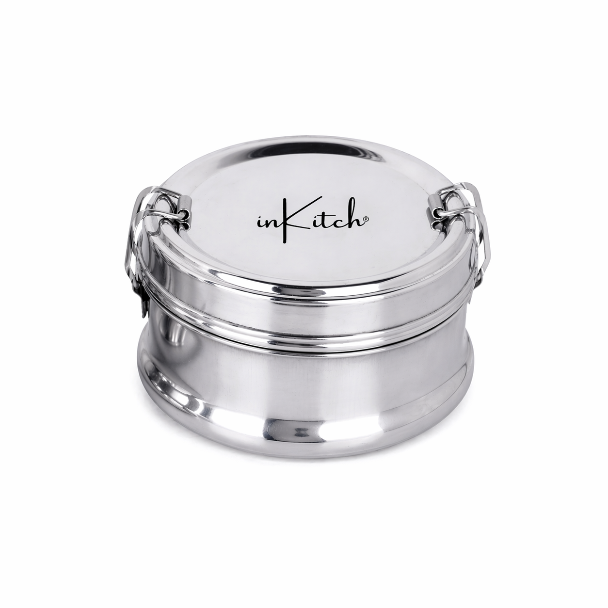ClipMate : Steel Lunch Box with Separator & Clip